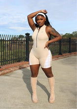 Load image into Gallery viewer, Essential Romper &amp; Headband Set- Nude
